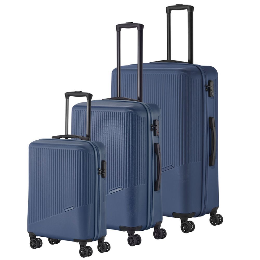 Travelite Bali 3-Delig Kofferset Blauw