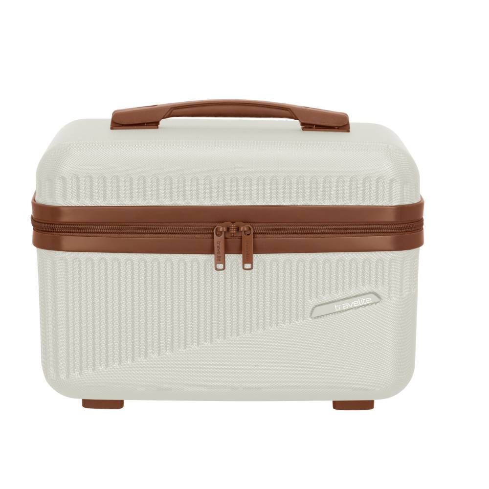 Travelite Bali Beautycase Wit Cognac