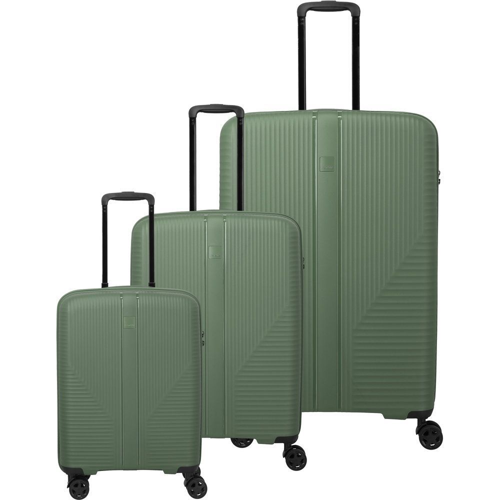 Travelite Air Stripe Kofferset Groen