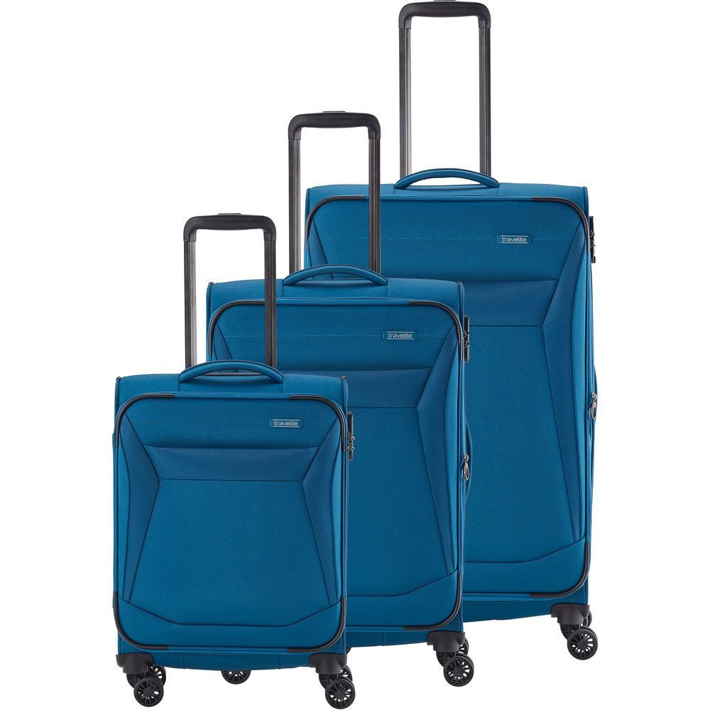 Travelite Chios Kofferset Petrol Blauw